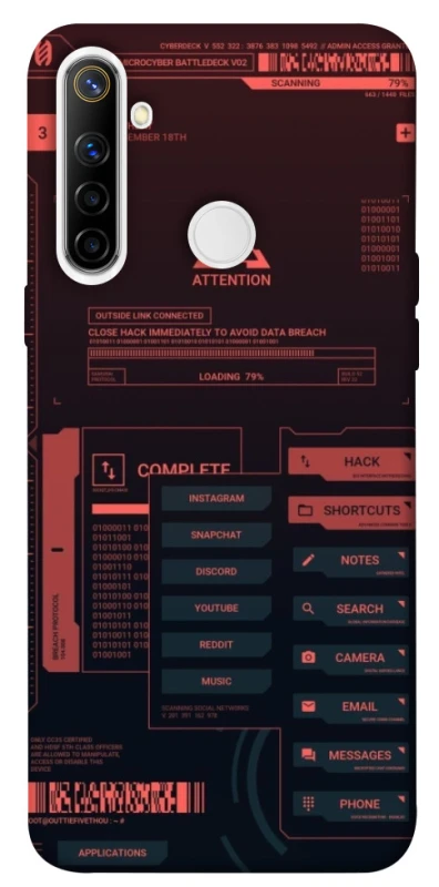 Чехол на Realme 6i Attention фото 1 из 1