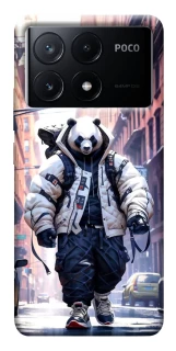 Чехол на Xiaomi Poco X6 Панда курьер фото 1 из 1