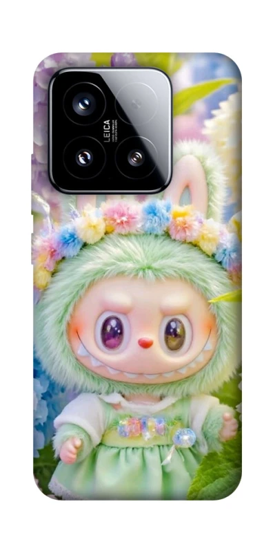Чохол на Xiaomi 15 Labubu & Flowers ver.2 фото 1 з 1