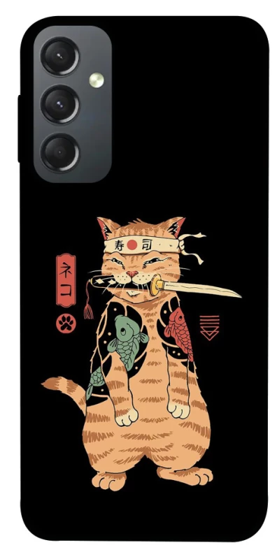 Чохол на Samsung Galaxy A24 4G Кіт-самурай фото 1 з 1
