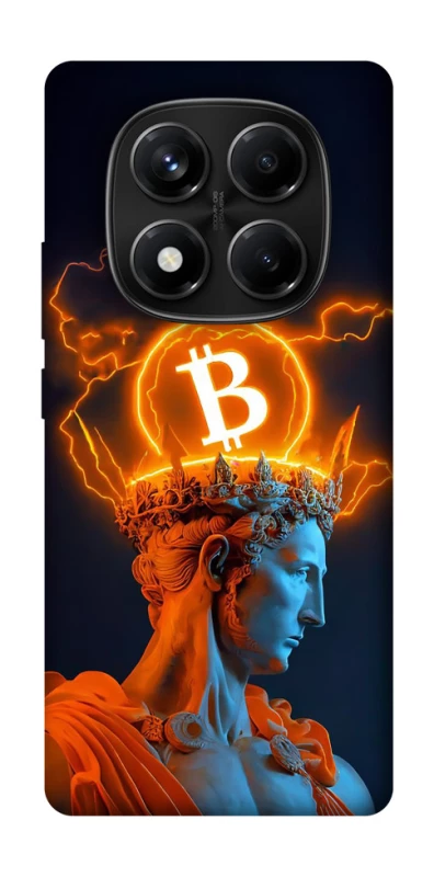 Чехол на Xiaomi Redmi Note 14 Pro 4G Bitcoin God фото 1 из 1