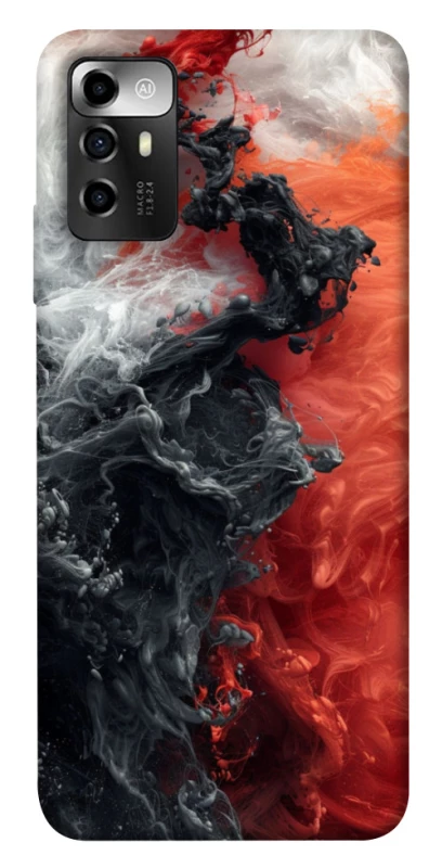 Чохол на ZTE Blade V40 Vita Black and Red фото 1 з 1