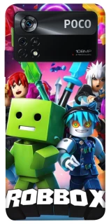 Чехол на Xiaomi Poco X4 Pro 5G Roblox gaming heroes фото 1 из 1