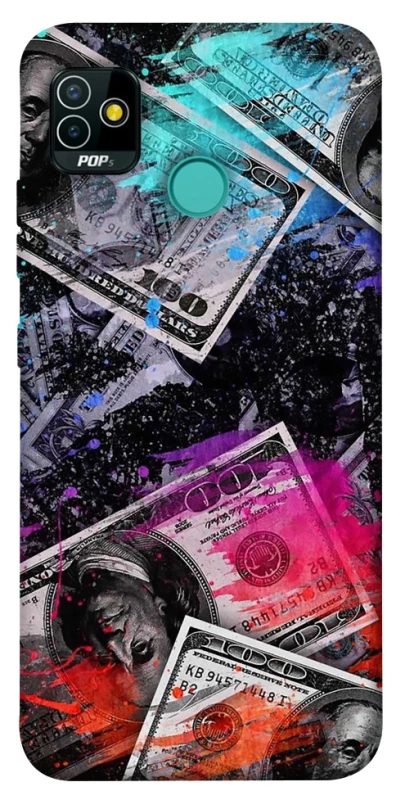 Чехол на TECNO POP 5 Neo dollar v3 фото 1 из 1