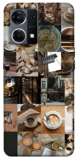 Чохол на Oppo Reno 7 4G Coffee collage ver.3 фото 1 з 1