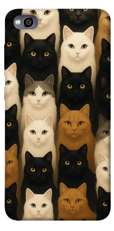 Чохол на Xiaomi Redmi 4a Colorful Cat Collage фото 1 з 1