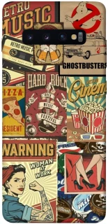 Чохол на Samsung Galaxy S10+ Retro collage ver.2 фото 1 з 1