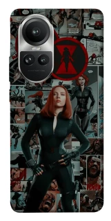Чехол на Oppo Reno 10 Black Widow фото 1 из 1