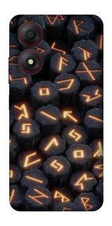 Чехол на ZTE Blade A34 4G Огненые руны фото 1 из 1