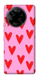 Чехол на TECNO Camon 30 (CL6) Red hearts 2 фото 1 из 1