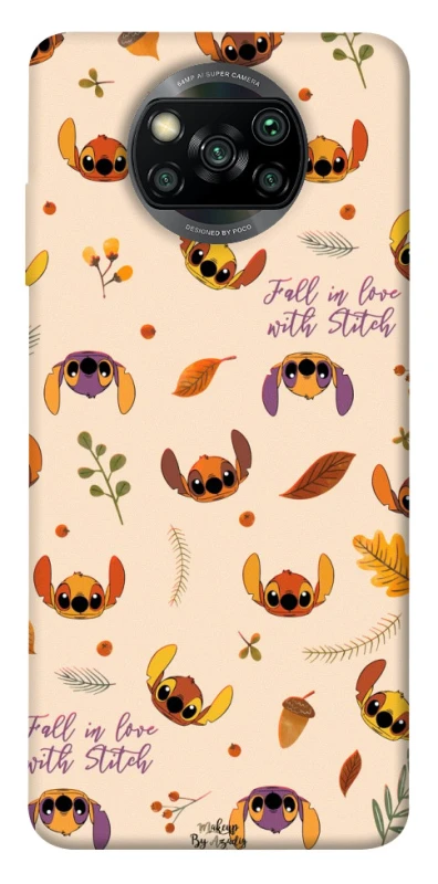 Чохол на Xiaomi Poco X3 NFC / Poco X3 Pro Fall in love with Stitch фото 1 з 1