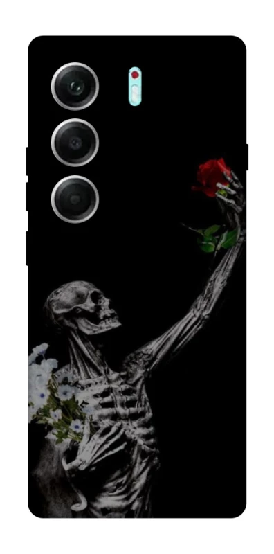 Чехол на Tecno Camon 40 Pro Skeleton vs Rose фото 1 из 1