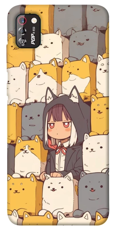 Чехол на TECNO POP 4 Pro Like a cat фото 1 из 1