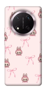 Чохол на Honor X9c Pink bows and Labubus фото 1 з 1