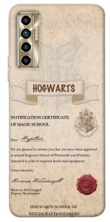 Чохол на TECNO Camon 17P The Hogwarts acceptance letter фото 1 з 1
