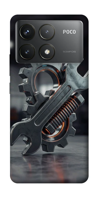 Чохол на Xiaomi Poco F6 Pro Mechanic фото 1 з 1
