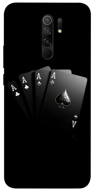 Чехол на Xiaomi Redmi 9 Black Cards фото 1 из 1
