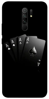 Чохол на Xiaomi Redmi 9 Black Cards фото 1 з 1