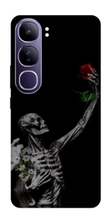 Чехол на Vivo Y300 Skeleton vs Rose фото 1 из 1