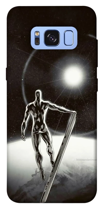 Чехол на Samsung G950 Galaxy S8 Серебряный сёрфер фото 1 из 1