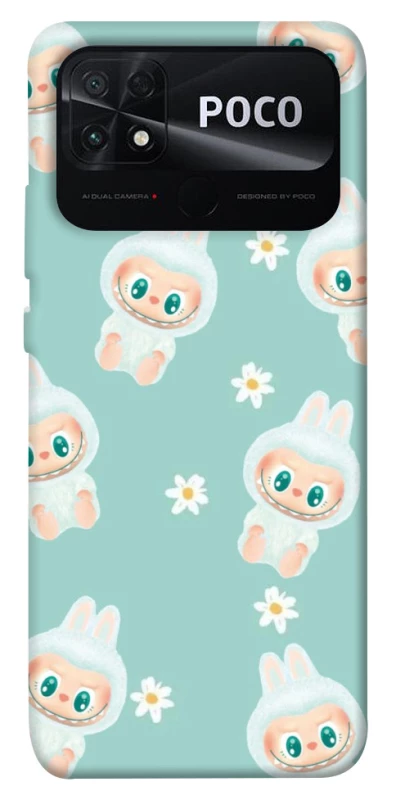 Чехол на Xiaomi Poco C40 Labubu Green фото 1 из 1