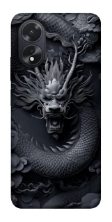 Чехол на Oppo A18 black dragon фото 1 из 1