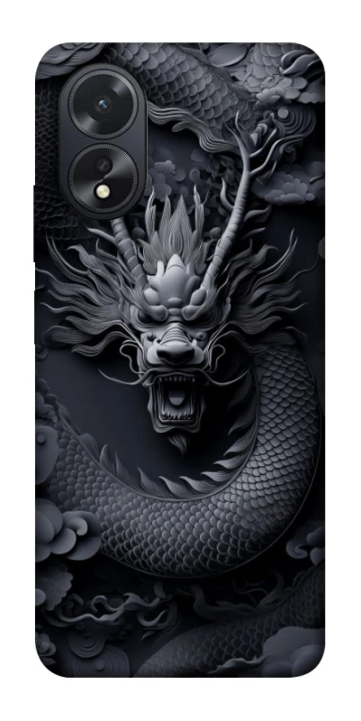 Чохол на Oppo A38 black dragon фото 1 з 1