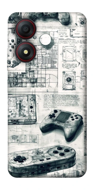 Чехол на ZTE Blade A34 4G Gamer Zone ver.2 фото 1 из 1