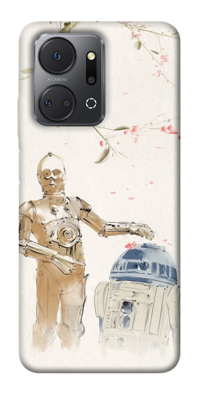 Чохол на Huawei Honor X7a Star Wars robots фото 1 з 1