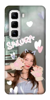 Чохол на Infinix Hot 50 Pro Sakura - LE SSERAFIM фото 1 з 1