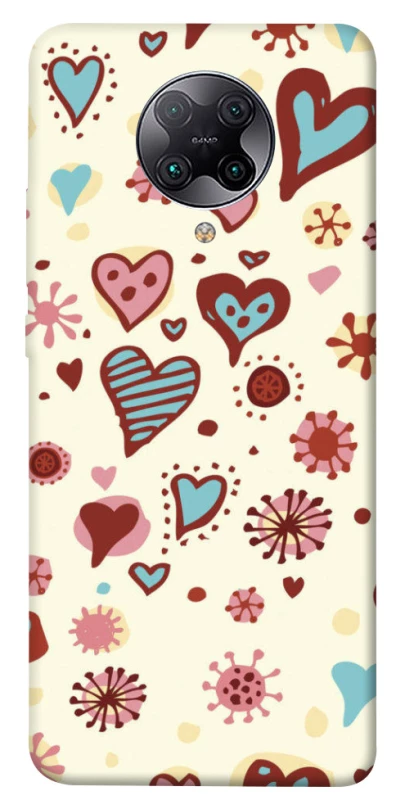 Чохол на Xiaomi Redmi K30 Pro / Poco F2 Pro Pretty hearts фото 1 з 1