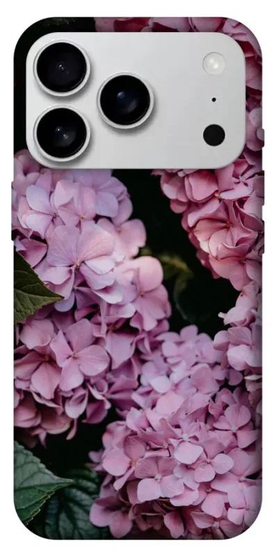 Чехол на Apple iPhone 18 Pro Max Розовые гартензии фото 1 из 1