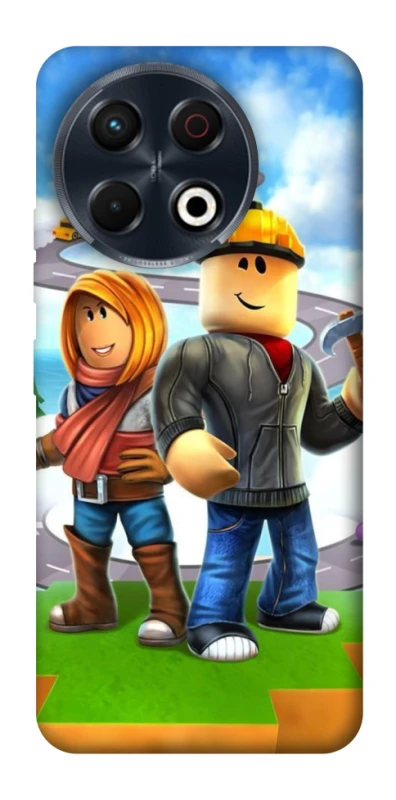 Чехол на TECNO Spark 30 Pro (KL7) Roblox Builder Adventure фото 1 из 1