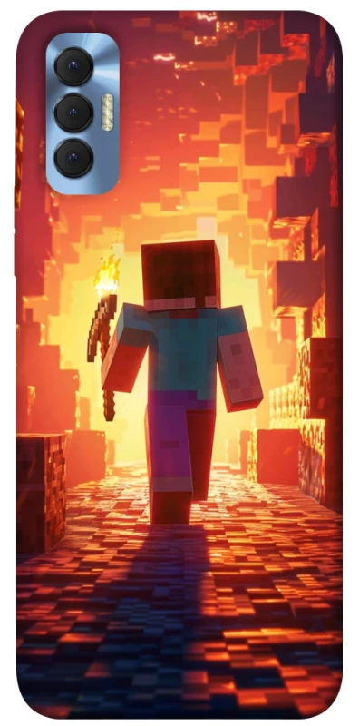 Чехол на TECNO Spark 8P Minecraft adventure фото 1 из 1