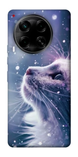 Чехол на TECNO Camon 30 (CL6) Snow cat фото 1 из 1
