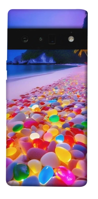 Чохол на Google Pixel 6 Pro Каміння світиться на березі фото 1 з 1