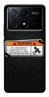 Чохол на Xiaomi Poco X6 Warning фото 1 з 1
