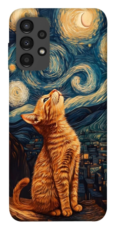 Чохол на Samsung Galaxy A13 4G van gogh cat фото 1 з 1
