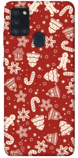 Чохол на Samsung Galaxy A21s Новорічний v3 фото 1 з 1