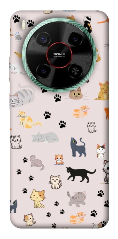 Чохол на ZTE Nubia V70 Max Cat style ver.1 фото 1 з 1