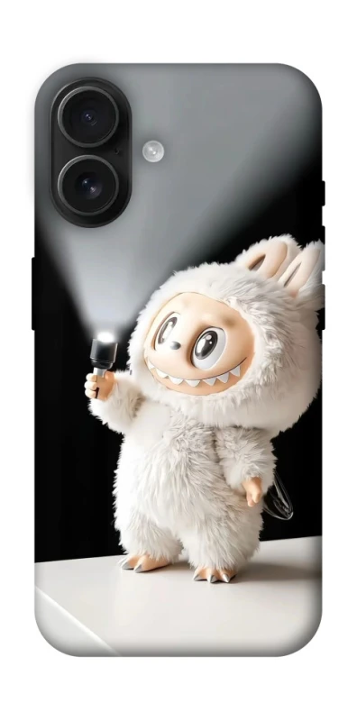 Чохол на Apple iPhone 16 Labubu with flashlight ver.2 фото 1 з 1
