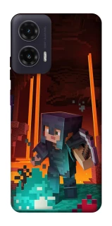Чохол на Motorola Moto G35 Minecraft game adventure фото 1 з 1