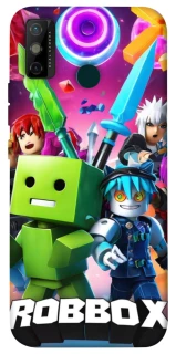 Чехол на TECNO Spark 6 Go Roblox gaming heroes фото 1 из 1