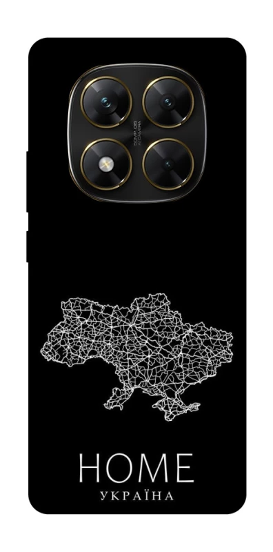 Чехол на Xiaomi Poco X7 Ukraine black map фото 1 из 1