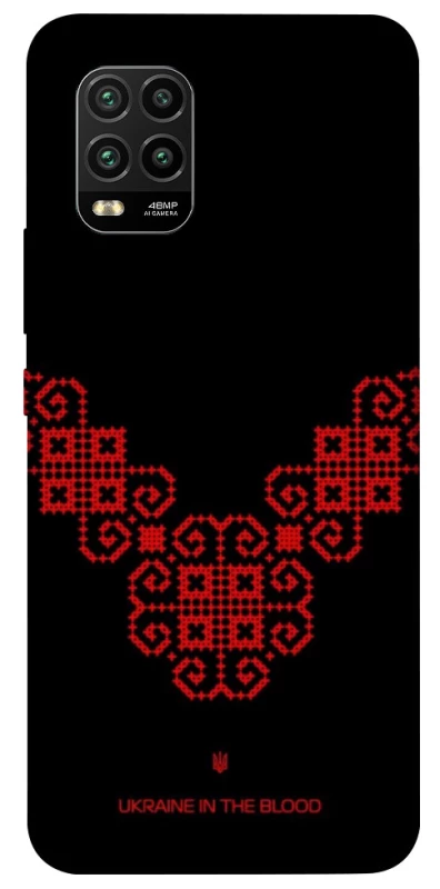 Чохол на Xiaomi Mi 10 Lite Чорно-червона вишиванка фото 1 з 1