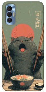 Чехол на TECNO Spark 8P Hungry Cat фото 1 из 1