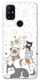 Чохол на OnePlus Nord N10 5G Funny Pets фото 1 з 1