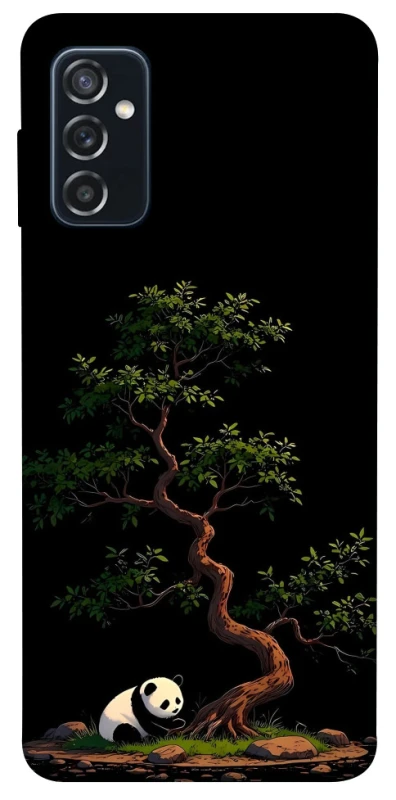Чехол на Samsung Galaxy M52 Panda and tree фото 1 из 1