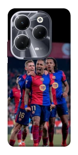 Чехол на Infinix Hot 40 Pro FC Barcelona team фото 1 из 1