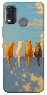 Чехол на Nokia G11 Plus cats on wall фото 1 из 1